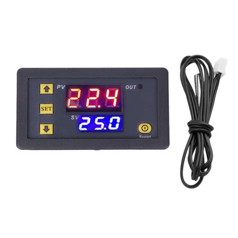 Digital LCD Thermostat Temperaturregler Temperaturschalter Mit Sensor