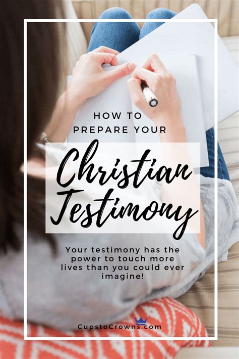 How to prepare your christian testimony – Artofit