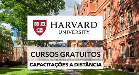 Quer estudar em Harvard sem sair de casa Instituição oferece 163