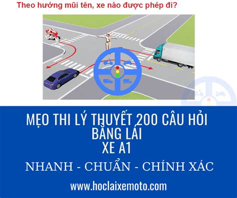 200 Câu Hỏi Thi Bằng Lái Xe Máy A1 2022 Tài Liệu Full Đáp Án Giải