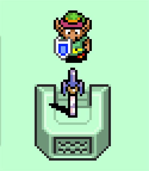 Master Sword Legend Of Zelda Pixel Art Legend Of Zelda Breath