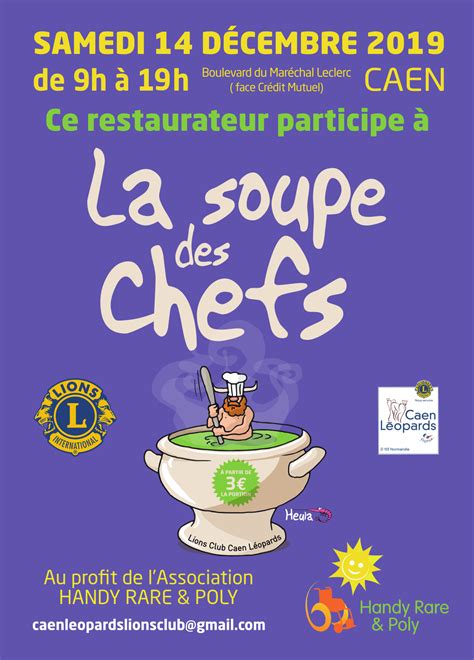 La Soupe Des Chefs Pour Handy Rare Et Poly Rsva