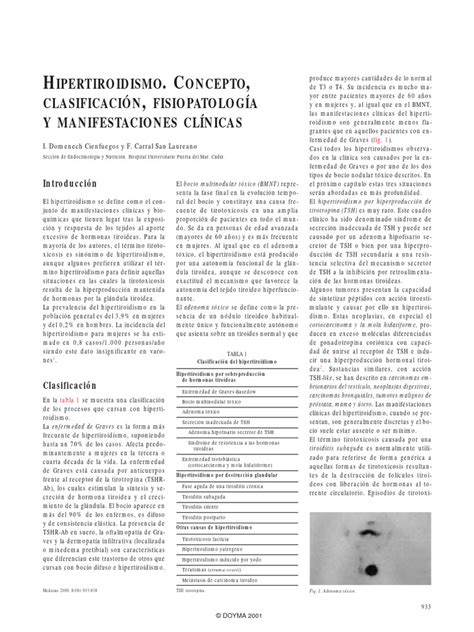 Hipertiroidismo Pdf Hipertiroidismo Hormona Estimulante De La