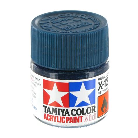 Tamiya 10ml Acrylic Mini X 13 Metallic Blue Wargamestore