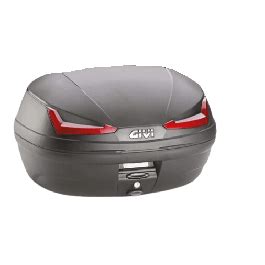 Givi E455N Simply IV Bauletto Moto Monolock Con Catadiottri Rossi