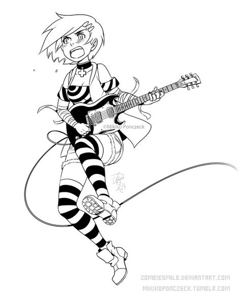 Punk Rock Girl By Zombiesmile On Deviantart Punk Rock Girl Punk Rock