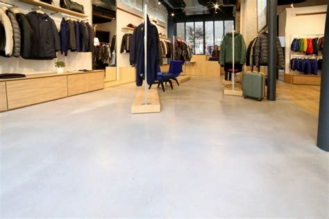 Béton Ciré Autolissant Boutique Kway Paris 4 DÉcaum Beton Ciré