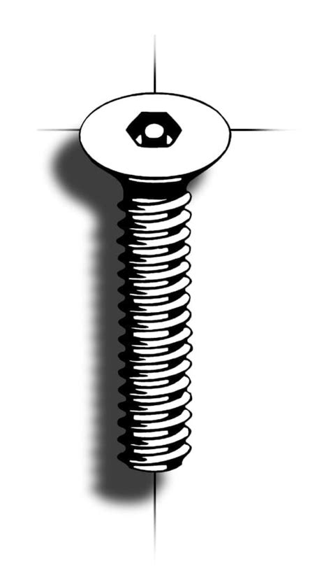 Metrische Schraube Mit Flachrundkopf Und Hex Pin Antrieb SecuFast