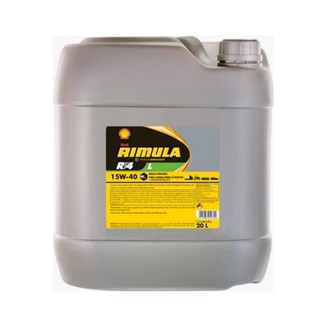 Shell Rimula Rt4 X 15w40 Pefil Lubrificantes Shell
