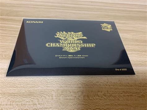 Yahooオークション 遊戯王 Wcs2023 世界大会来場者限定プロモ ブラ