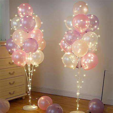 Karlure Pink Balloon Garland Arch Kit 139pcs Hot Pink Metallic Rose Gold Confetti Balloons With