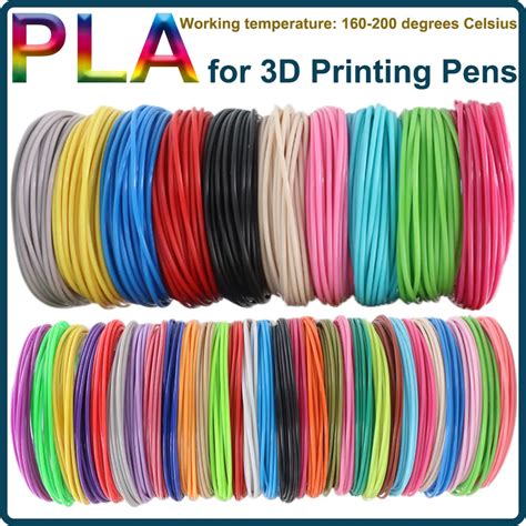 Filamento PLA De Colores Para Bol Grafo De Impresi N 3D Relleno De Pl