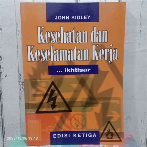 Jual Original Buku Kesehatan Dan Keselamatan Kerja K Ikhtisar Edisi