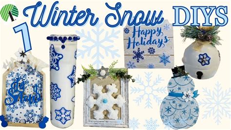 New Winter Home Decor Diys Dollar Tree Christmas Diys Easy Snow