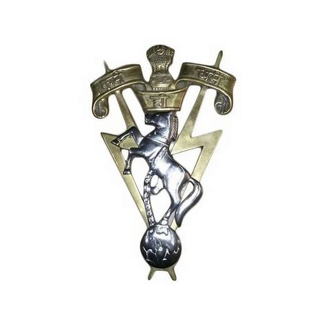 Karam Hi Dharam Brass Crust Army Logo At Rs 1250piece Metal Logos In