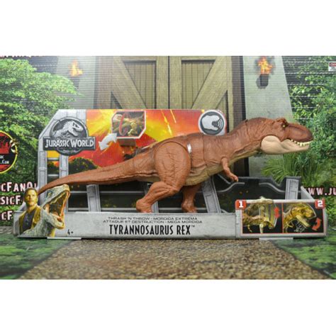 Jurassic World Fallen Kingdom Thrash N Throw Tyrannosaurus Rex Mattel