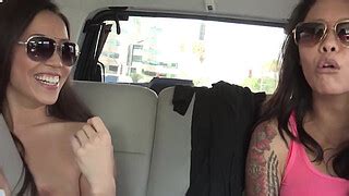 Kalina Ryu On The Road Public Lesbian Sex