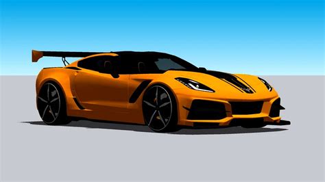 Chevrolet Corvette Zr1 19 Tuning 3d Model