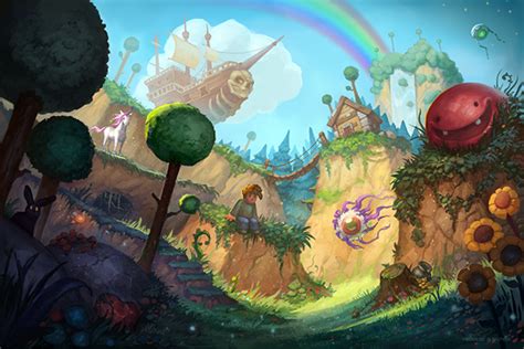 Terraria World on Behance