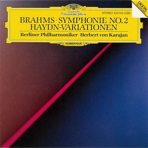 Brahms Symphony No In D Major Op Variations On A Theme By