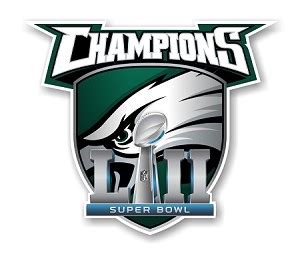 Philadelphia Eagles Super Bowl 52 Champions Precision Cut Decal / Sticker