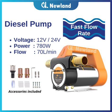 Diesel Pump 12v 24v Fuel Pump Pam Minyak Diesel High Flow