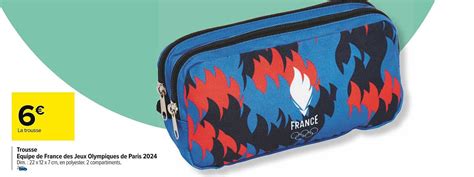 Promo Trousse Quipe De France Des Jeux Olympiques De Paris Chez