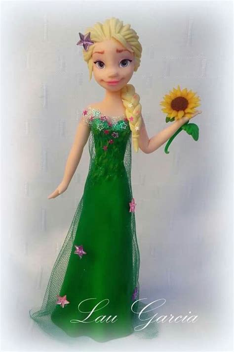 Elsa Frozen Fever Porcelana Fria Creaciones Laura Garcia Disney