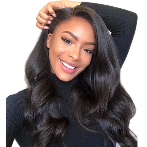 Aliexpress Buy Alibele Peruvian Lace Frontal Wig Body Wave