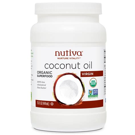 Nutiva Organic Coconut Oil Virgin Fl Oz Ml Iherb