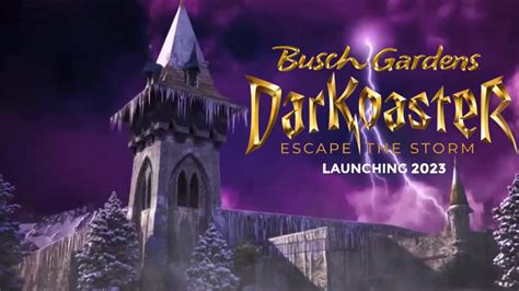 Busch Gardens Williamsburg New For Darkoaster Escape The Storm