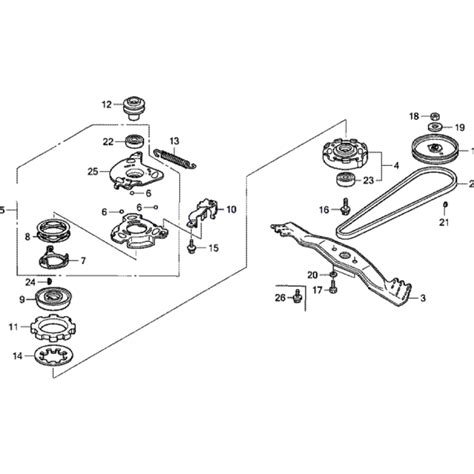 Blade Assembly For Honda Hrb C Qxe Lawn Mowers L S Engineers