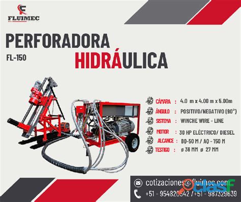 Perforadora Hidraulica Fl 150 Equipo Diamantina Versatil En Arequipa