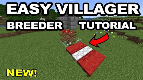 Easy Villager Breeder Tutorial Minecraft 1 20 New Youtube