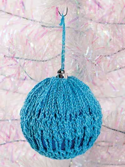 Crochet Christmas Ornament Cover Pattern