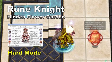 BB IRO Rune Knight Crit 17 2 Hidden Flower Garden Hard Mode IRO