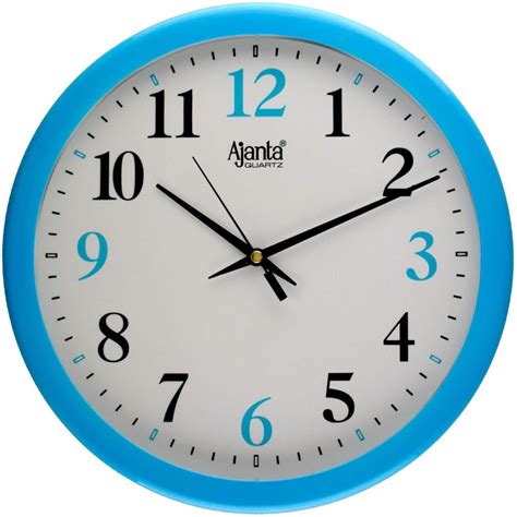 Ajanta Blue Wall Clock For Home Art Of Clocks