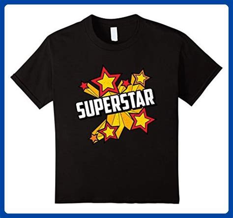 Kids Superstar T Shirt For Everyone Superhero T Shirt 6 Black