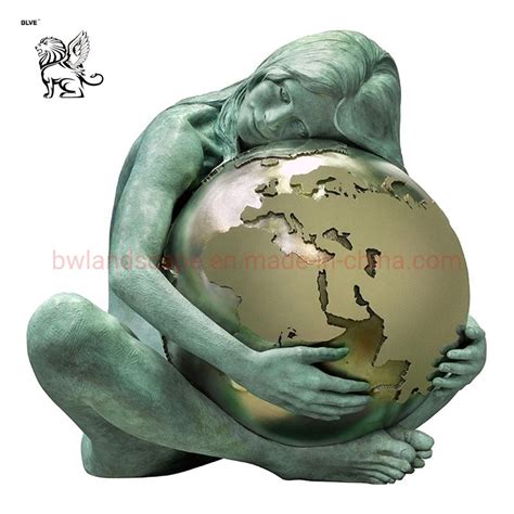 Factory Large Garden Art Metal Goddess Sculpture Bronze Mother Earth