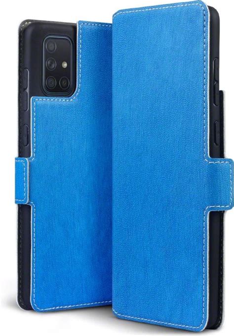 Qubits Slim Wallet Hoes Samsung Galaxy A71 Lichtblauw Bol