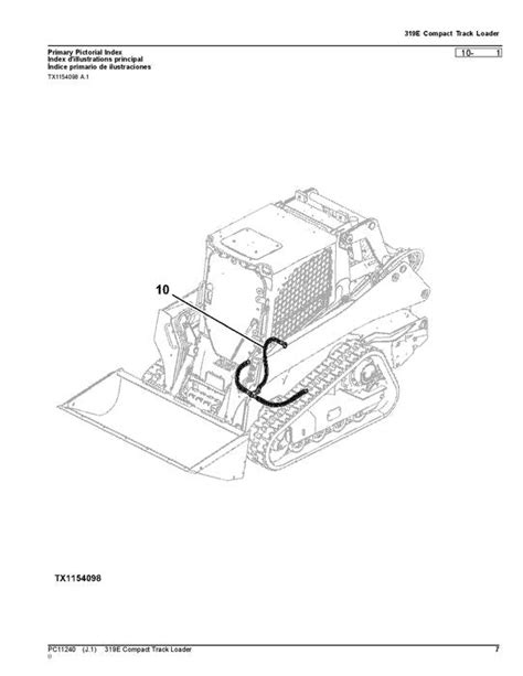 John Deere 319e Skid Steer Parts Catalog Manual Profmanual