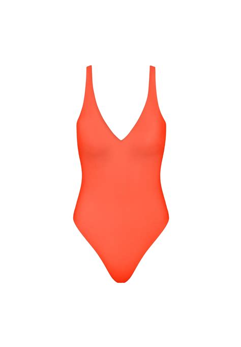 First Class Plunge One Piece Swimsuit 38g Swimwear