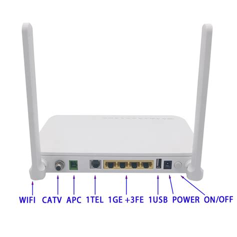 HK730 CATV 1ge 3fe 1tel 2 4gwifi Gpon Epon Xpon ONU Ont Router China