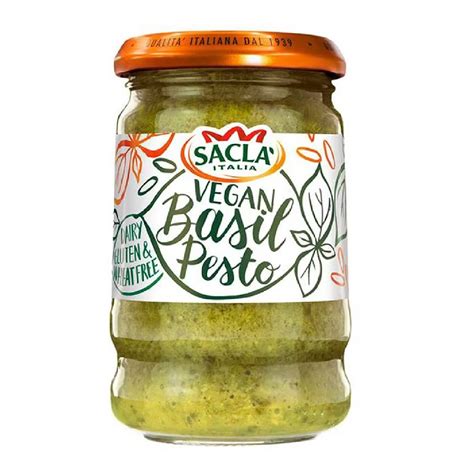 Sacla Vegan Basil Pesto 190g Villa Market