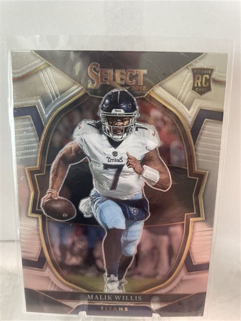 Panini Select Malik Willis Rc Concourse Silver Prizm Ebay