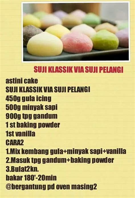 Biskut Suji Klasik Suji Pelangi Thermomix