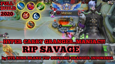 Best Build Granger Top Global Build Granger Terkuat Granger Top