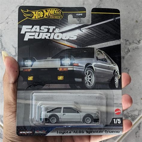 Hot Wheels Premium Fast Furious Toyota AE86 Sprinter Trueno Shopee