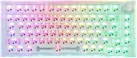 EPOMAKER Skyline Gasket Mounted Hot Swappable Wired Gaming Keyboard DIY Kit With RGB