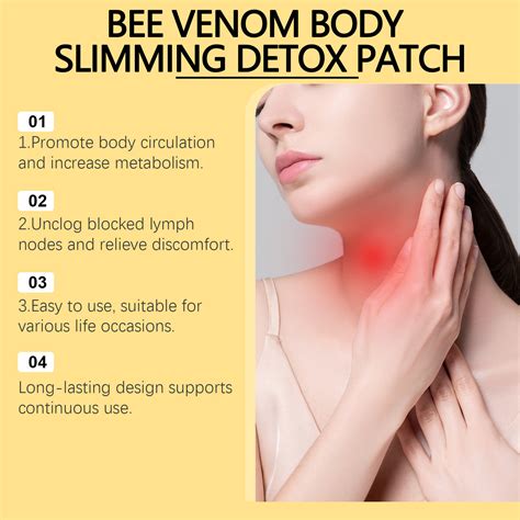 Ximonth Bee Venom Lymphatic Slimming Detox Patch